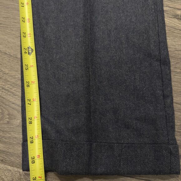 Gap Wool Blend Pants Grey Heather Straight Italian Fabric Nova Fides Mens 40x32 - Picture 7 of 9